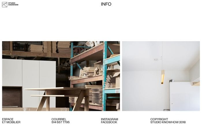 Work - Studio KnowHow website preview