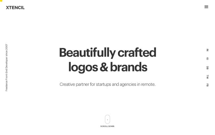 Xtencil - Freelance Web Designer from Spain website preview