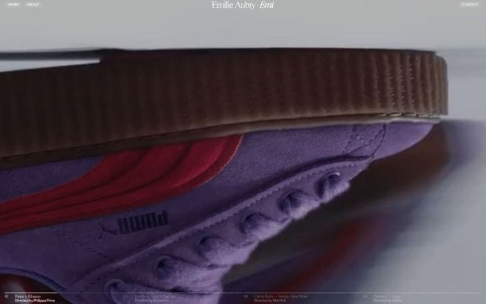 Emilie Aubry website preview