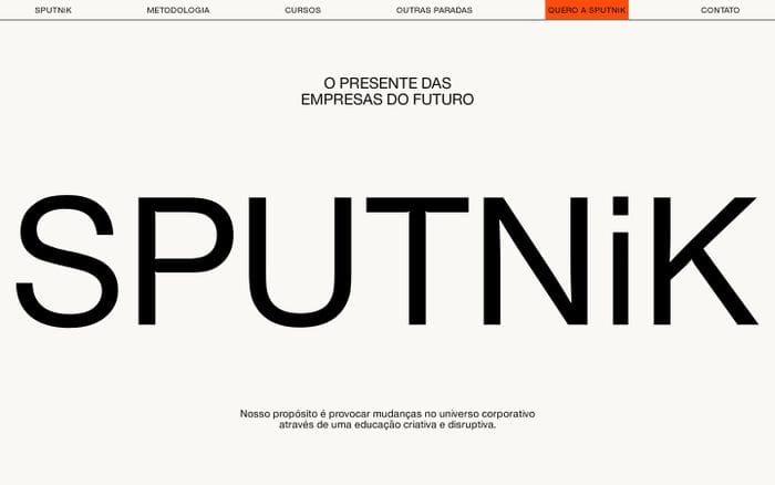 SPUTNiK website preview