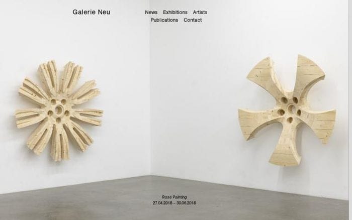 Galerieneu website preview