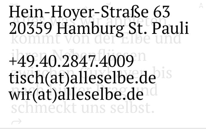 Alles Elbe – Durst und Wurst website preview