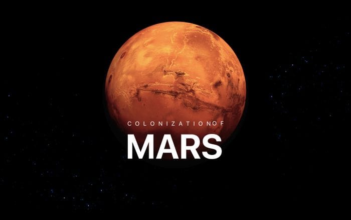Colonization of Mars website preview