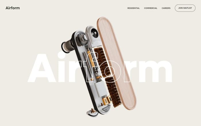 Airform website preview