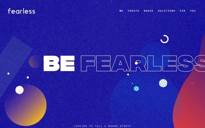 Fearless website preview