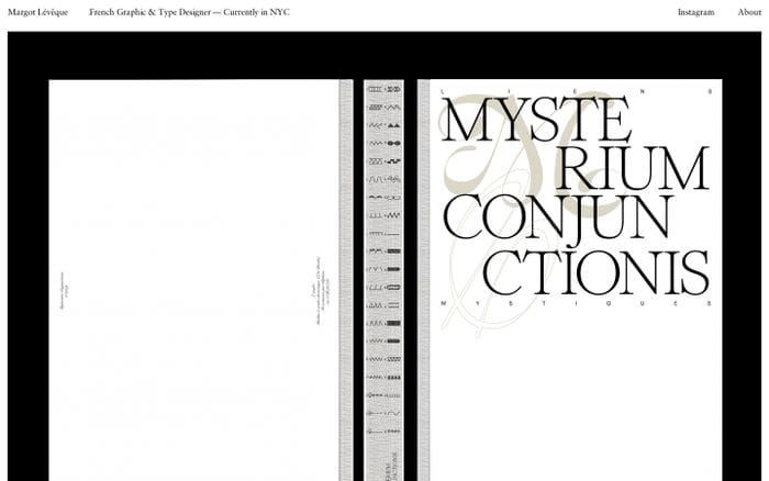 Margot Lévêque website preview