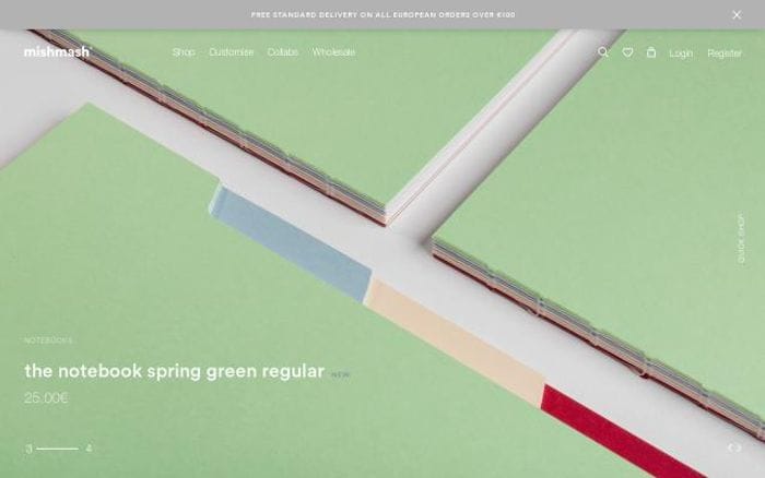 Mishmash website preview