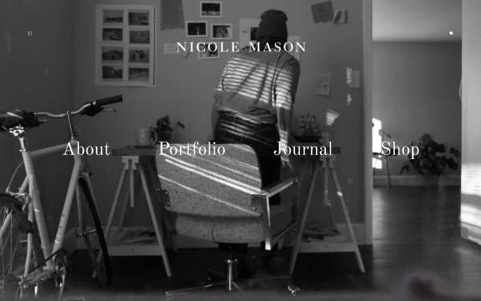 Nicolemason website preview