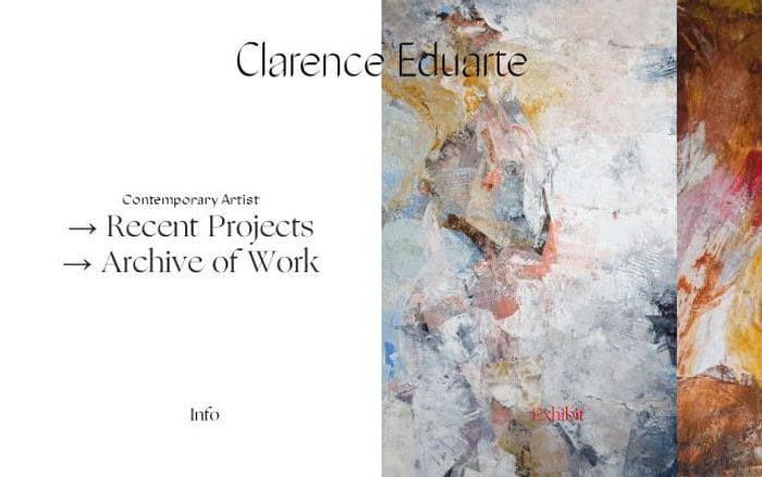Clarenceduarte website preview