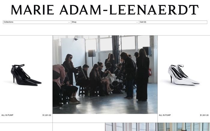 Marie Adam-Leenaerdt website preview