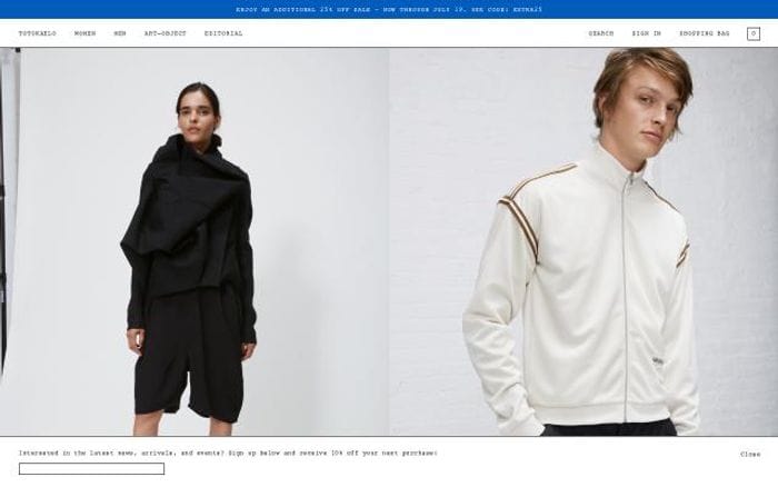 Totokaelo website preview