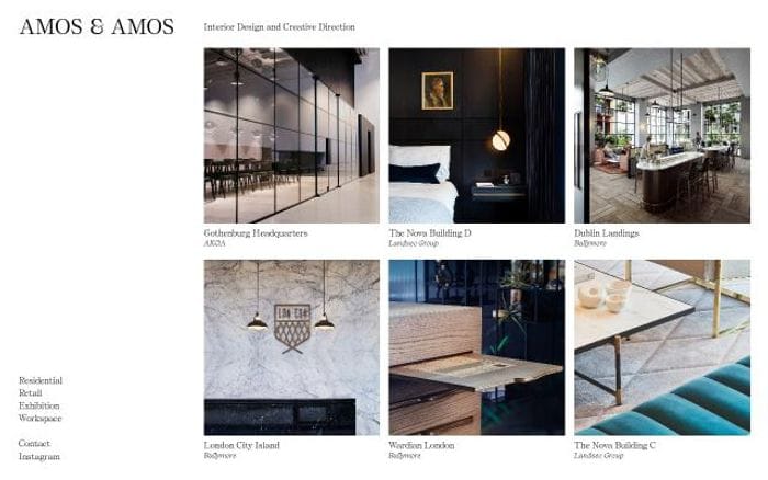 Amosandamos website preview