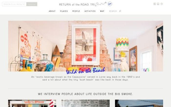 Returnoftheroadtrip website preview