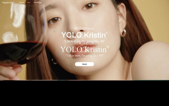 HapaKristin website preview