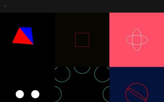Geometricks website preview