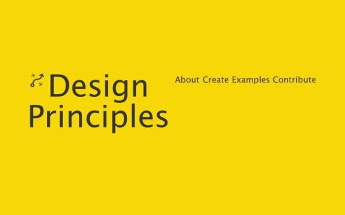 Principles website preview