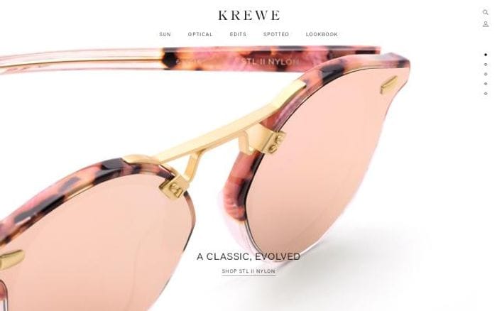 Krewe website preview