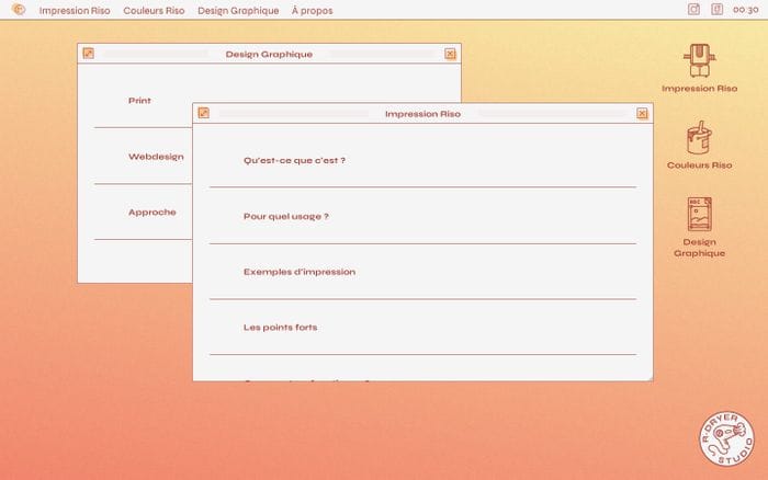 R·Dryer studio website preview