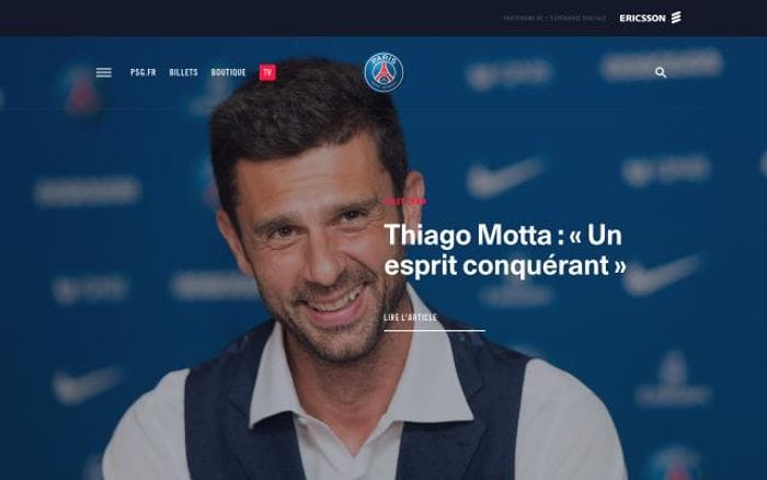 Psg website preview