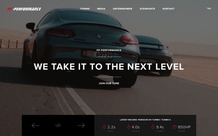 PP-Performance website preview