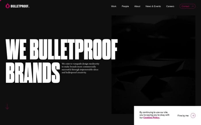 Bulletproof website preview