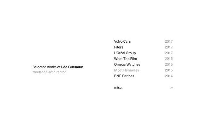 Leoguenoun website preview