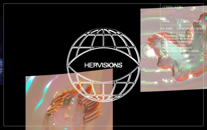 HERVISIONS.WORLD website preview