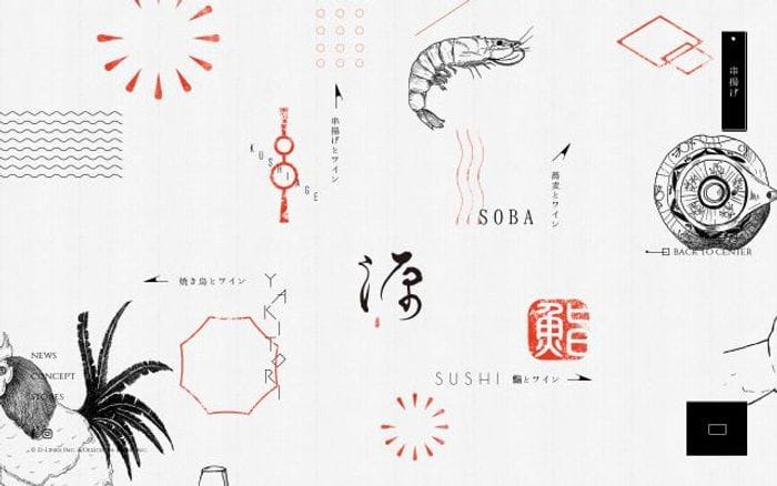 Izakaya-moto website preview