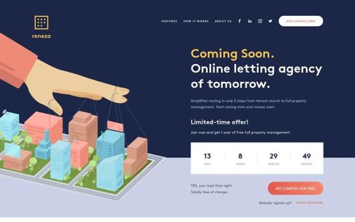 Reneza website preview