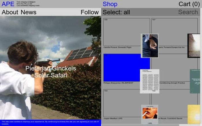 Artpapereditions website preview