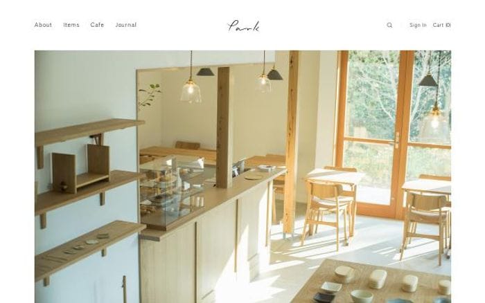 Thisispark website preview