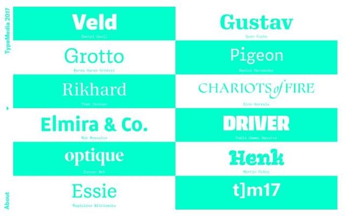 Typemedia2017 website preview