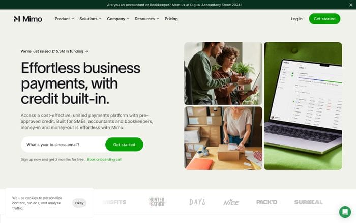Mimo website preview