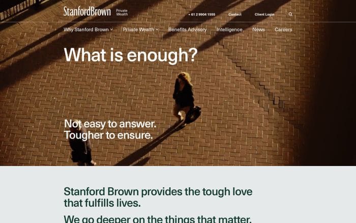 Stanford Brown website preview