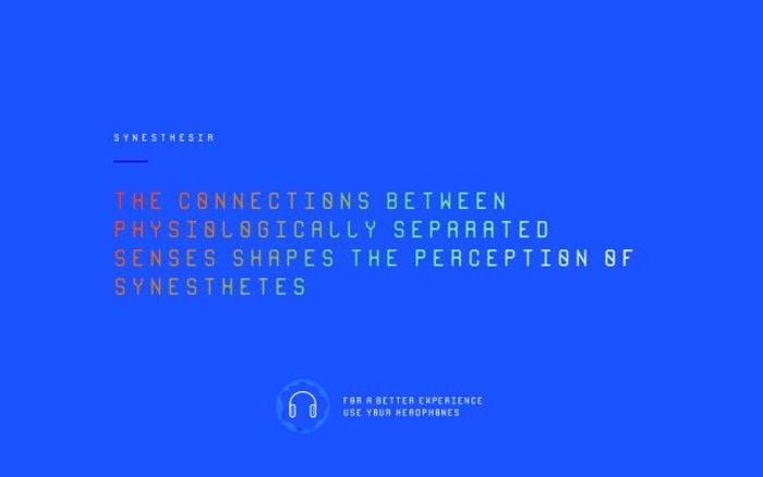 Synesthesia website preview