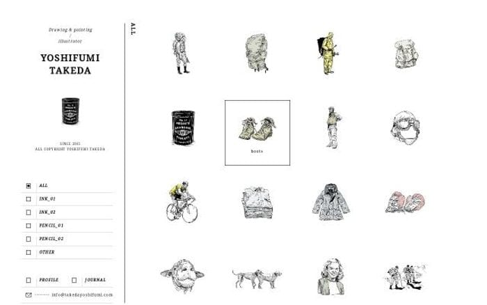 Takedayoshifumi website preview