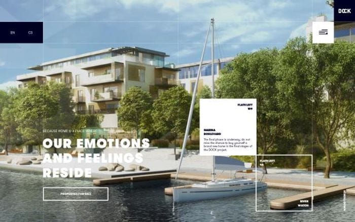 Dock website preview