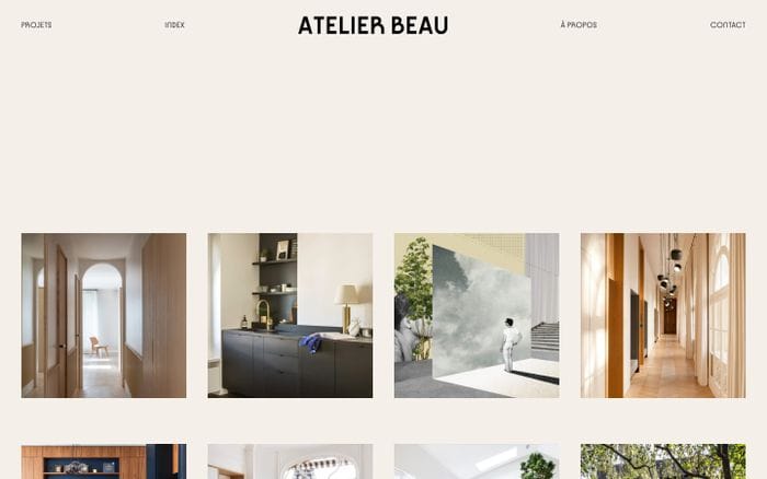 Atelier Beau website preview