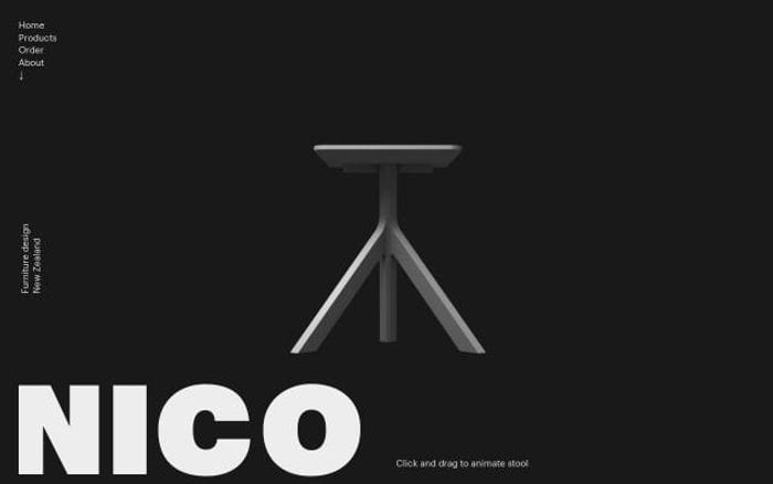 Nicostudio website preview