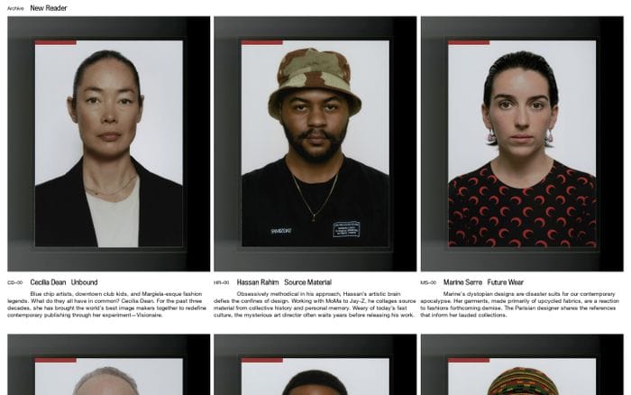 New Reader website preview