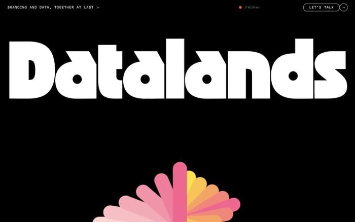 Datalands website preview