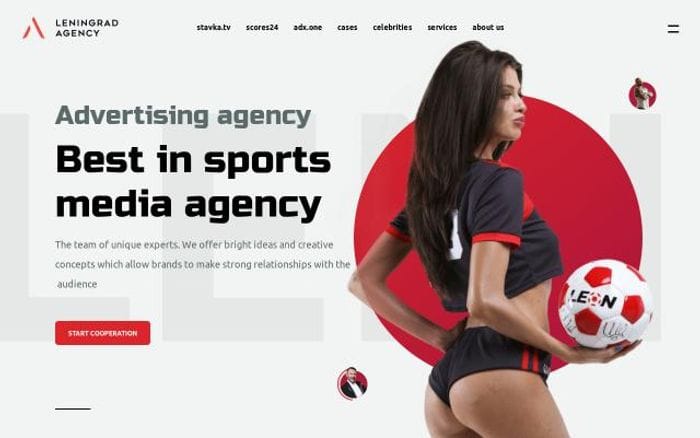 Leningrad website preview