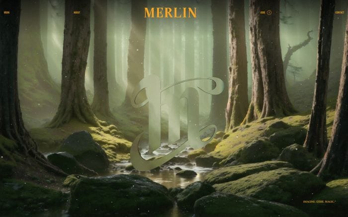 Merlin Studio website preview