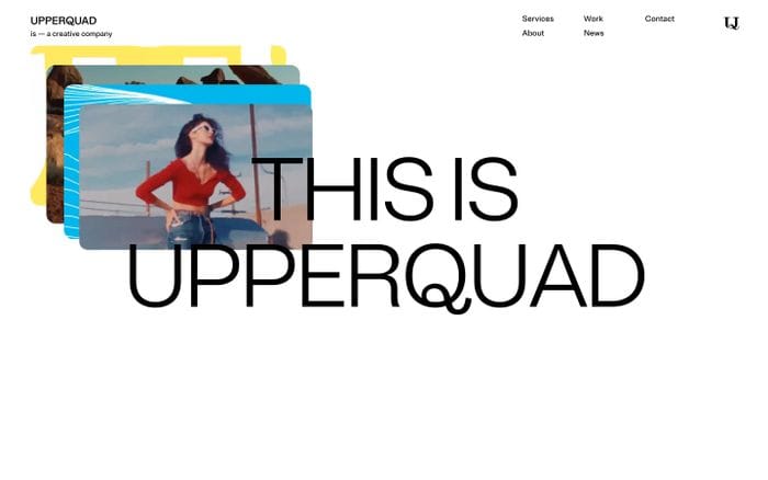 Upperquad website preview