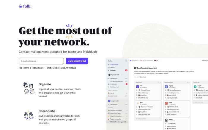 folk website preview