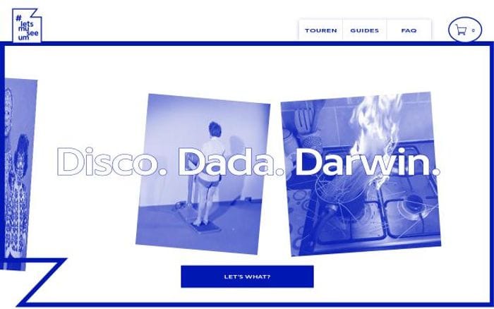 Letsmuseeum website preview