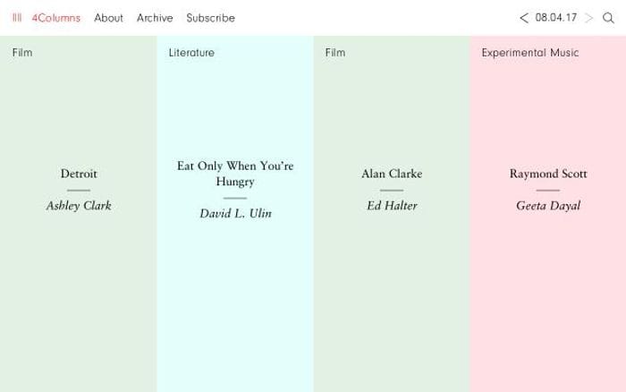 4columns website preview