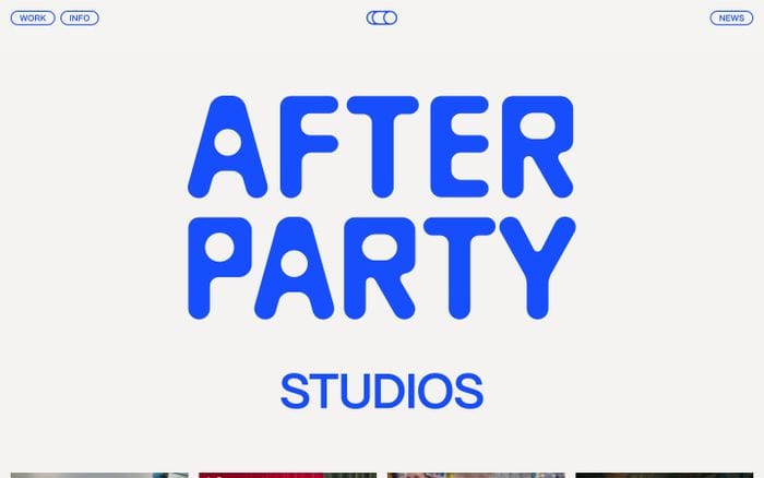 After Party Studios website preview