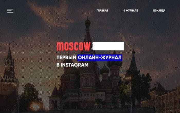 Moscowtimes website preview