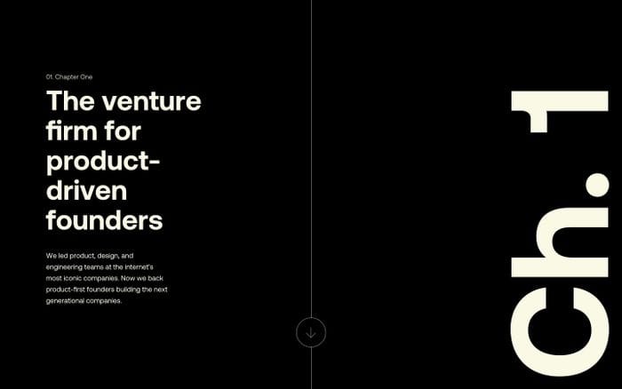Chapter One website preview